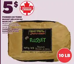 Provigo FARMER'S MARKET RUSSET POTATOES, SAC DE 10 LB offer