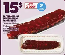 Provigo FULL RACK SMOKIN' STAMPEDE BBQ RIBS, 500 G offer