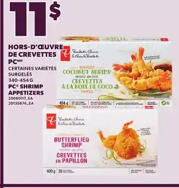 Provigo PC SHRIMP APPETIZERS, 340-454 G offer