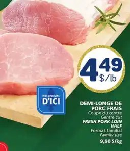 Marché Bonichoix FRESH PORK LOIN PORK LOIN HALF offer
