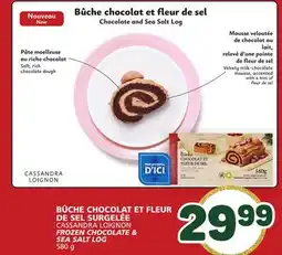 Marché Bonichoix CASSANDRA LOIGNON FROZEN CHOCOLATE & SEA SALT LOG offer