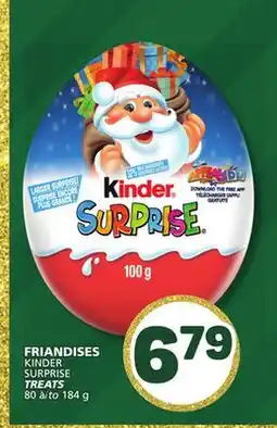 Marché Bonichoix KINDER SURPRISE TREATS offer