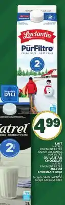 Marché Bonichoix FINEMENT FILTRÉ OR LACTANTIA, NATREL FINEMENT FILTRÉ MILK OR CHOCOLATE MILK offer