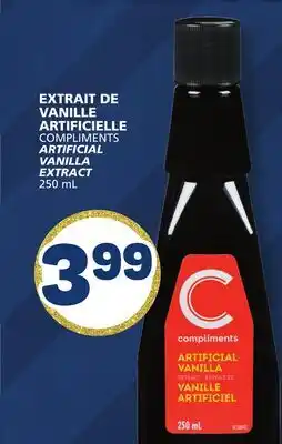 Marché Bonichoix COMPLIMENTS ARTIFICIAL VANILLA EXTRACT offer