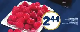Marché Bonichoix RASPBERRIES offer