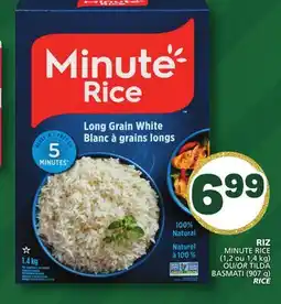 Marché Bonichoix MINUTE RICE (1,2 or 1,4 kg), TILDA BASMATI (907 g) RICE offer