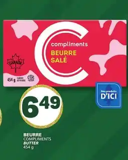 Marché Bonichoix COMPLIMENTS BUTTER offer