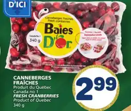 Marché Bonichoix FRESH CRANBERRIES offer