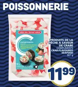 Marché Bonichoix COMPLIMENTS CRAB-FLAVOURED SEAFOOD offer