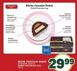Marché Bonichoix PÂTISSERIE JESSICA DUBAÏ CHOCOLATE LOG offer