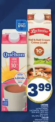 Marché Bonichoix QUÉBON CRÈME, LACTANTIA, SEALTEST offer