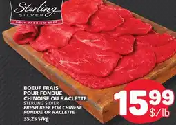 Marché Bonichoix STERLING SILVER BOEUF FRAIS POUR FONDUE CHINOISE OU RACLETTE offer