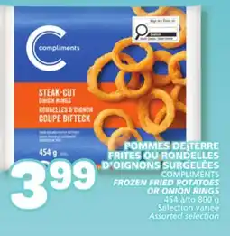 Marché Bonichoix COMPLIMENTS FROZEN FRIED POTATOES OR ONION RINGS offer
