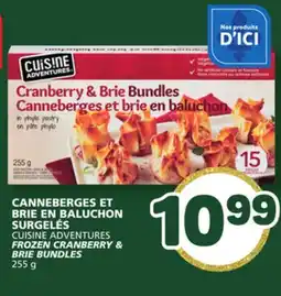 Marché Bonichoix CUISINE ADVENTURES FROZEN CRANBERRY & BRIE BUNDLES offer