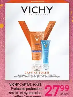 Uniprix VICHY CAPITAL SOLEIL Protocole protection solaire et hydratation Coffret 2 morceaux offer