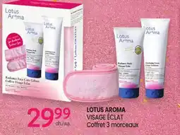Uniprix LOTUS AROMA VISAGE ÉCLAT Coffret 3 morceaux offer