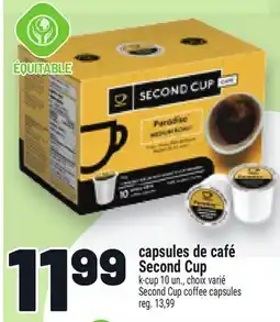 Metro CAPSULES DE CAFÉ SECOND CUP | SECOND CUP COFFEE CAPSULES offer