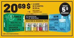 Metro L'AMER IPA, BRASSEUR DE MONTRÉAL, BON SECOURS offer