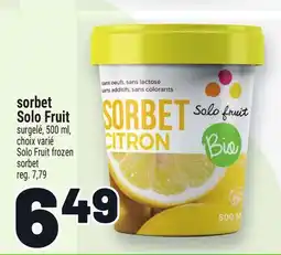 Metro SORBET SOLO FRUIT | SOLO FRUIT FROZEN offer