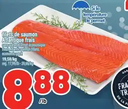 Metro FILETS DE SAUMON ATLANTIQUE FRAIS | FRESH ATLANTIC SALMON FILLETS offer