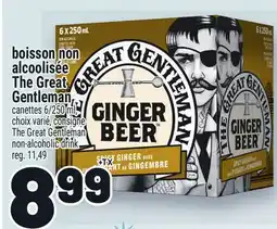 Metro BOISSON NON ALCOOLISÉE GENTLEMAN | THE GREAT GENTLEMAN NON-ALCOHOLIC DRINK offer