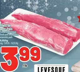 Metro FILETS DE PORC FRAIS | FRESH PORK TENDERLOINS offer