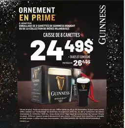 Metro GUINNESS DRAUGHT OU DE LA COLLECTION DE BIÈRES IRLANDAISES offer