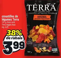 Metro CROUSTILLES DE LÉGUMES TERRA | TERRA VEGGIE CHIPS offer