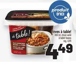 Metro FÈVES À TABLE! | À TABLE! BEANS offer