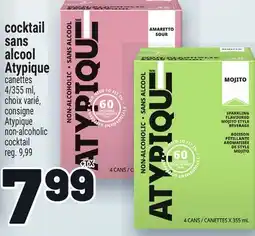 Metro COCKTAIL SANS ALCOOL ATYPIQUE | ATYPIQUE NON-ALCOHOLIC COCKTAIL offer