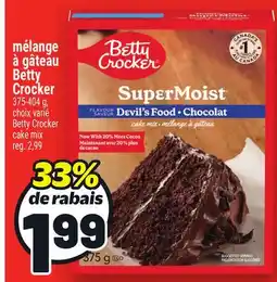 Metro MÉLANGE À GÂTEAU BETTY CROCKER | BETTY CROCKER CAKE MIX offer