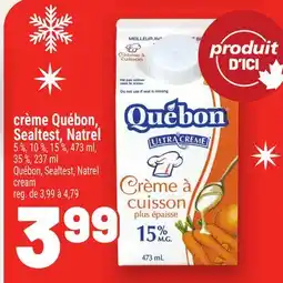 Metro CRÈME QUÉBON, SEALTEST, NATREL | QUÉBON, SEALTEST, NATREL CREAM offer