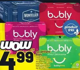 Metro EAU PÉTILLANTE BUBLY | BUBLY SPARKLING WATER offer