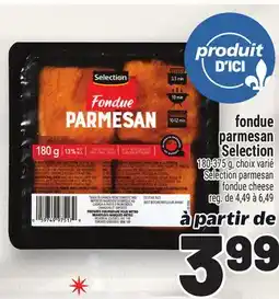 Metro FONDUE PARMESAN SELECTION | SELECTION PARMESAN FONDUE CHEESE offer