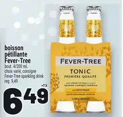 Metro BOISSON PÉTILLANTE FEVER‑TREE | FEVER-TREE SPARKLING DRINK offer