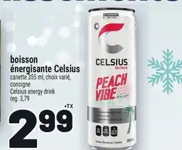 Metro BOISSON ÉNERGISANTE CELSIUS | CELSIUS ENERGY DRINK offer