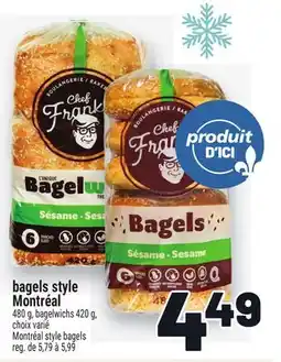 Metro BAGELS STYLE MONTRÉAL | MONTRÉAL STYLE BAGELS offer