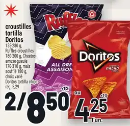 Metro CROUSTILLES TORTILLA DORITOS | DORITOS TORTILLA CHIPS offer
