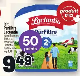 Metro LAIT PURFILTRE LACTANTIA | LACTANTIA PURFILTRE MILK offer