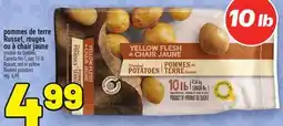 Metro POMMES DE TERRE RUSSET, ROUGES OU À CHAIR JAUNE | RUSSET, RED OR YELLOW FLESHED POTATOES offer