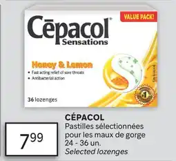 Brunet CÉPACOL Pastilles sélectionnées pour les maux de gorge offer