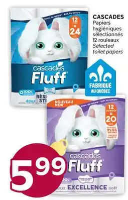 Brunet CASCADES Papiers hygiéniques sélectionnés offer