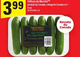 Maxi MINI CONCOMBRES DÉLICES DU MARCHÉ, 6 un offer