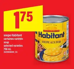 Maxi soupe Habitant | soup, 796 mL offer