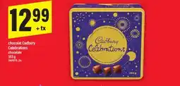 Maxi chocolat Cadbury Celebrations | chocolate, 353 g offer