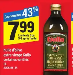 Maxi HUILE D'OLIVE EXTRA VIERGE GALLO , 1 L offer