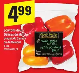 Maxi POIVRONS DOUX DÉLICES DU MARCHÉ, 4 un offer