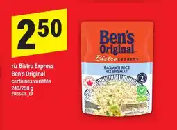 Maxi RIZ BISTRO EXPRESS BEN'S ORIGINAL, 240/250 G offer