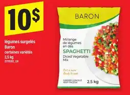 Maxi LÉGUMES SURGELÉS BARON, 2,5 KG offer