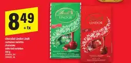 Maxi CHOCOLAT LINDOR LINDT | chocolate, 150 g offer